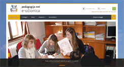 Desktop Screenshot of pedagogija.net