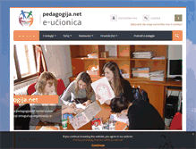 Tablet Screenshot of pedagogija.net
